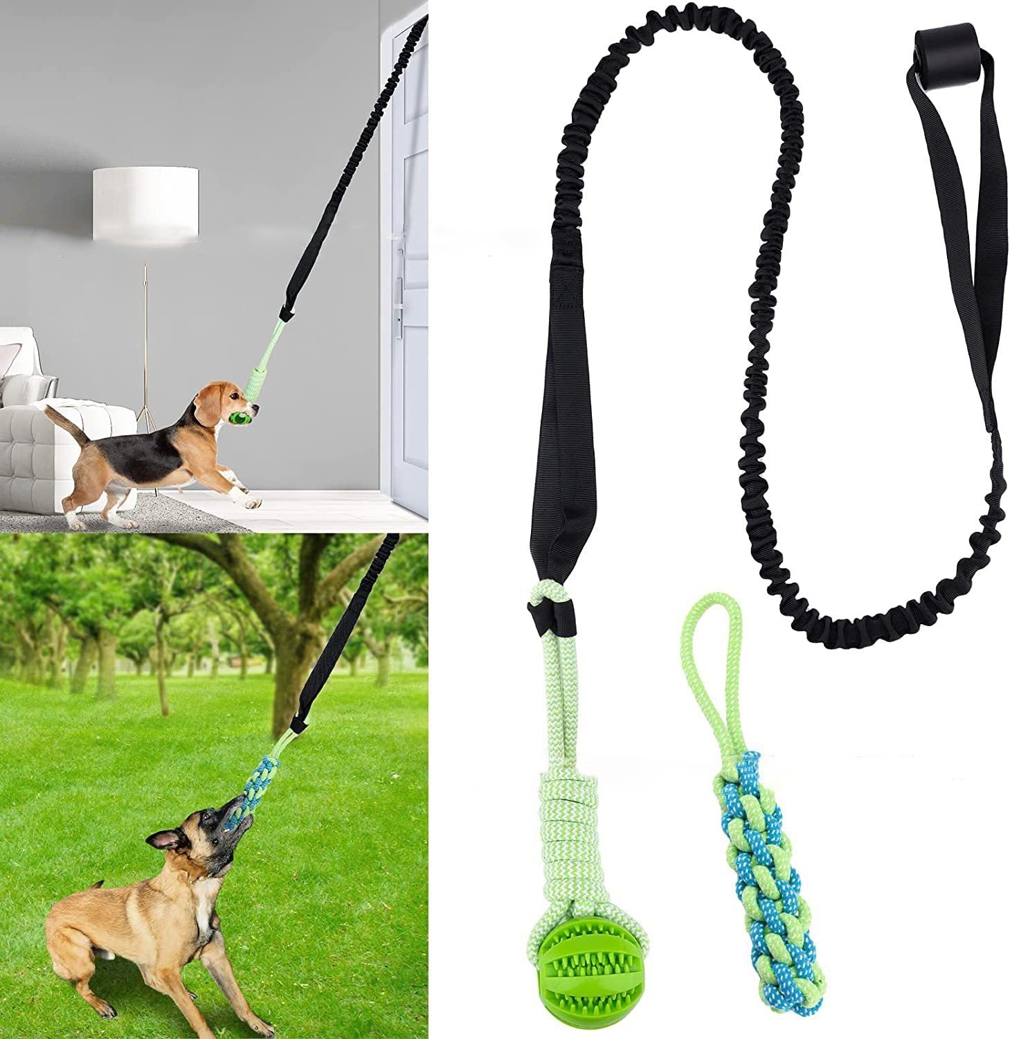PawVogue Active Tug Toy | Durable rope toy for teething puppies and active dogs