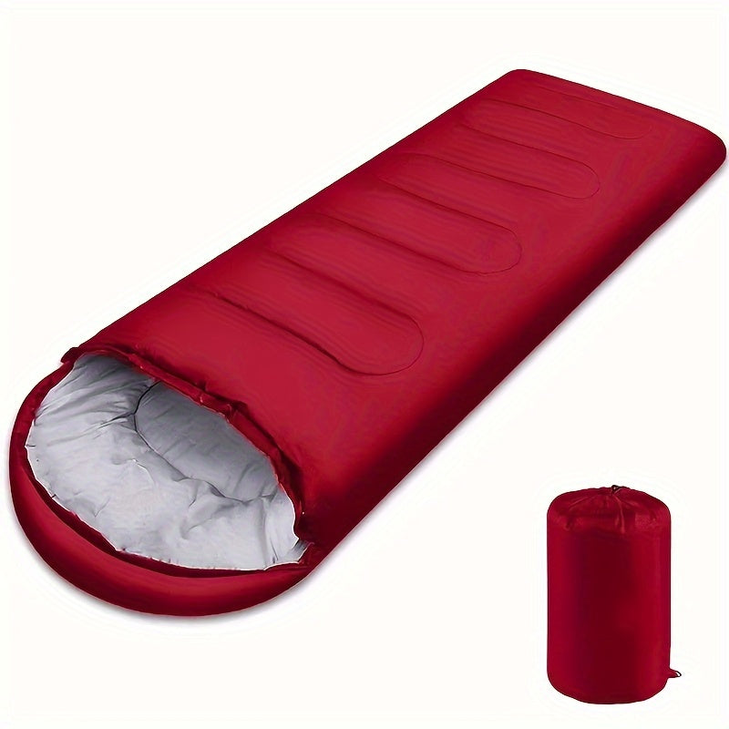 Warm Sleeping Bag with Hood – Perfect for Camping and Winter Adventures