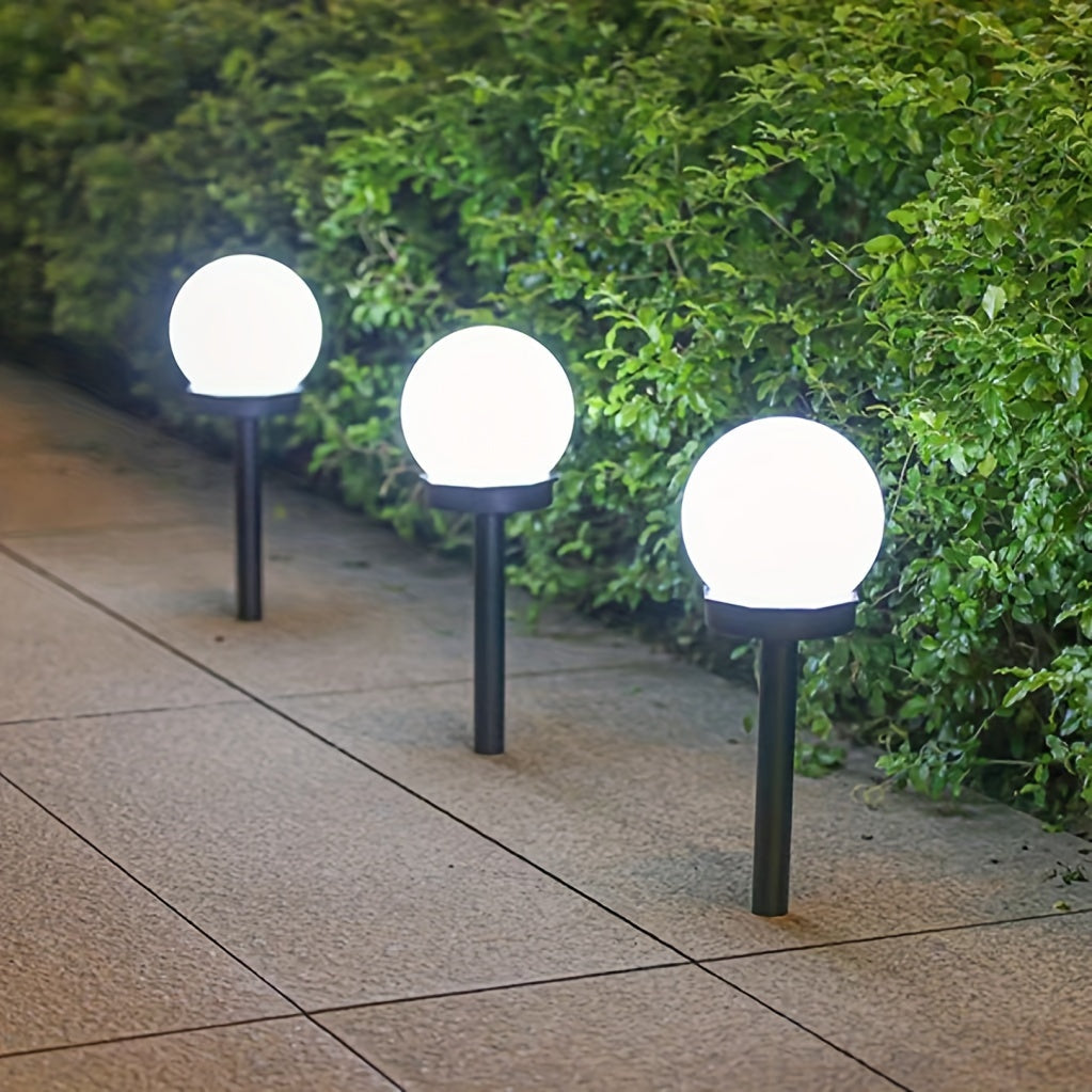 Solar LED Garden Lamps – Spherical Lighting for Paths and Gardens