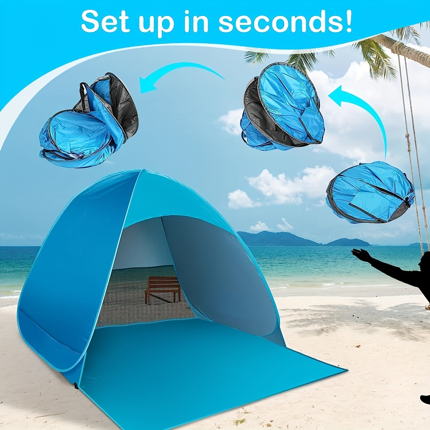 BreezeShield Beach Tent – Protection and Comfort for Every Beach Day