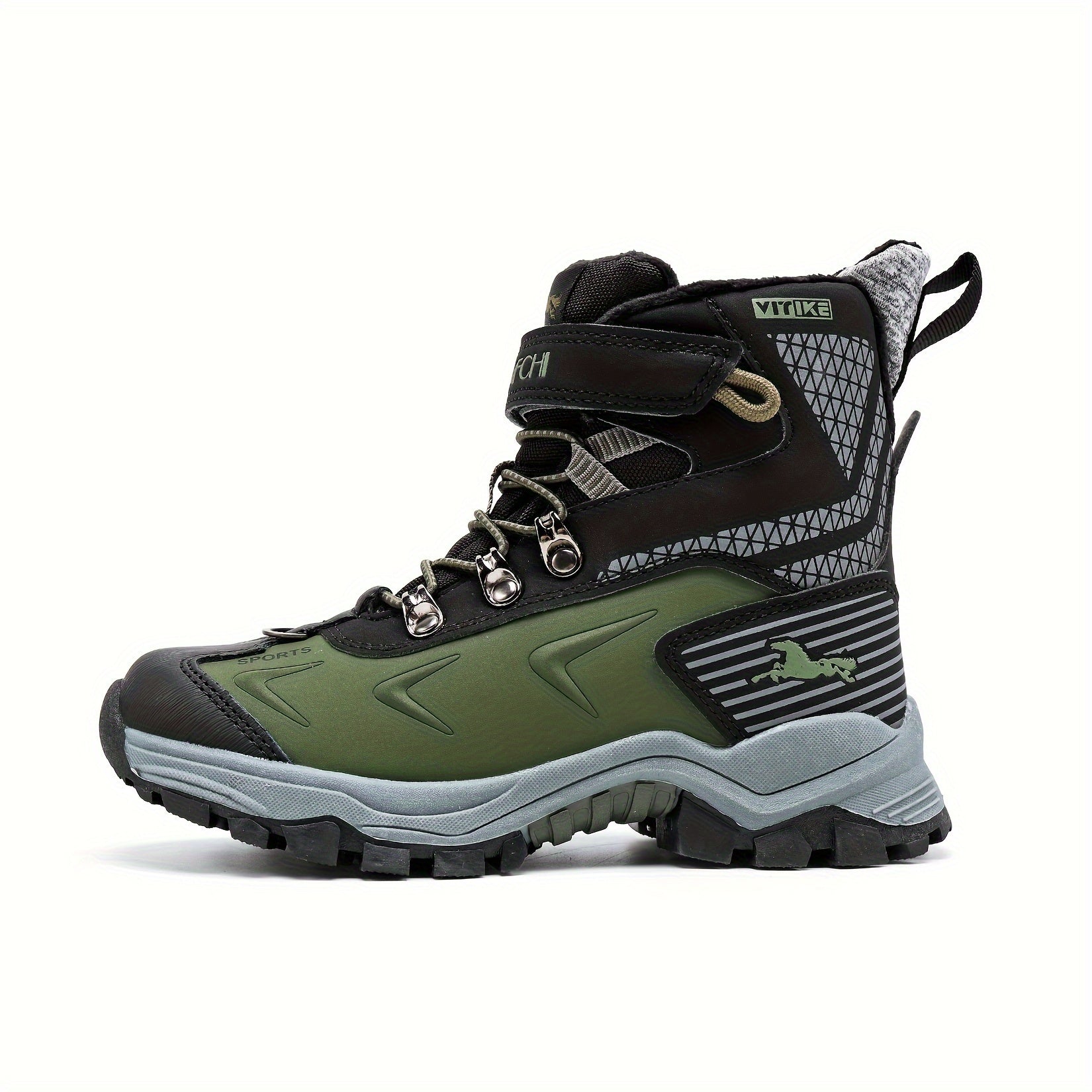 Ladies High-Top Snow Boots – Non-Slip Walking Shoes with Warm Lining