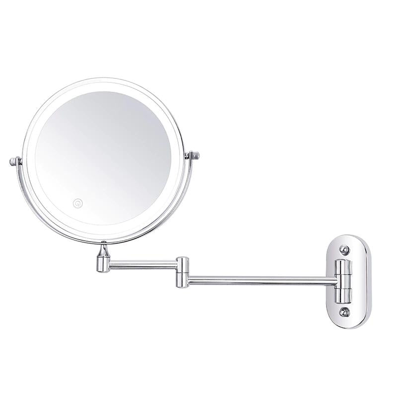 ChromeGlow - Rechargeable LED Magnifier for Makeup and Bathroom