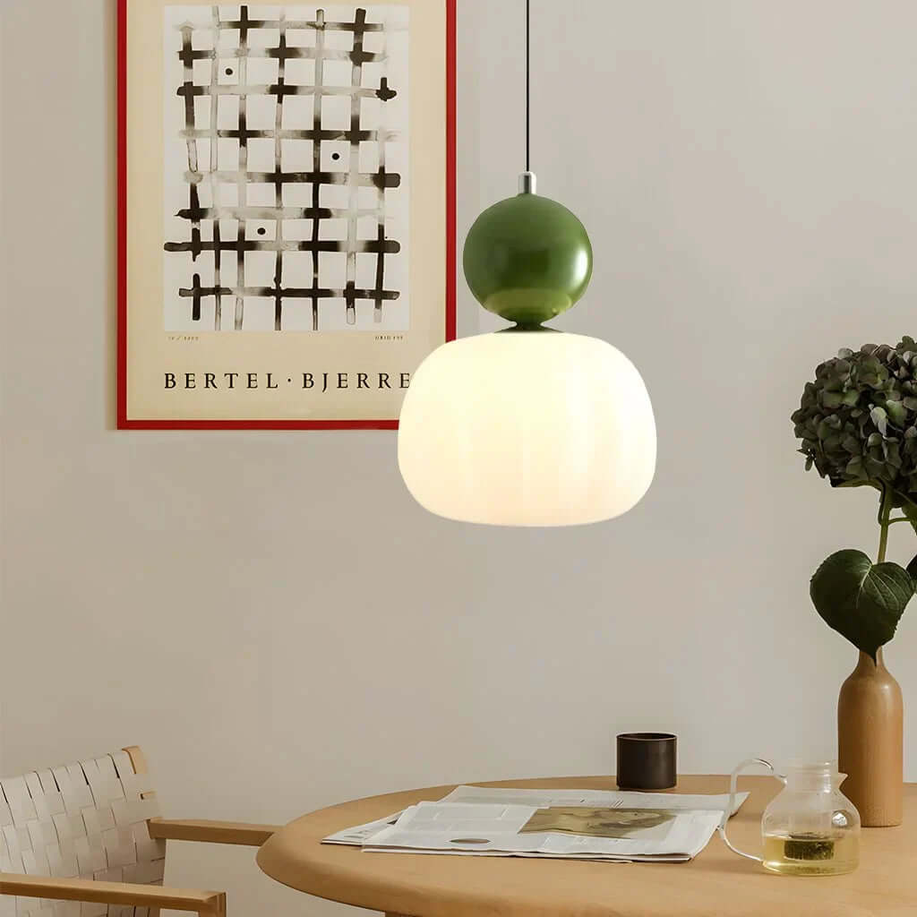 Art Deco Pendant Light - Cream Style