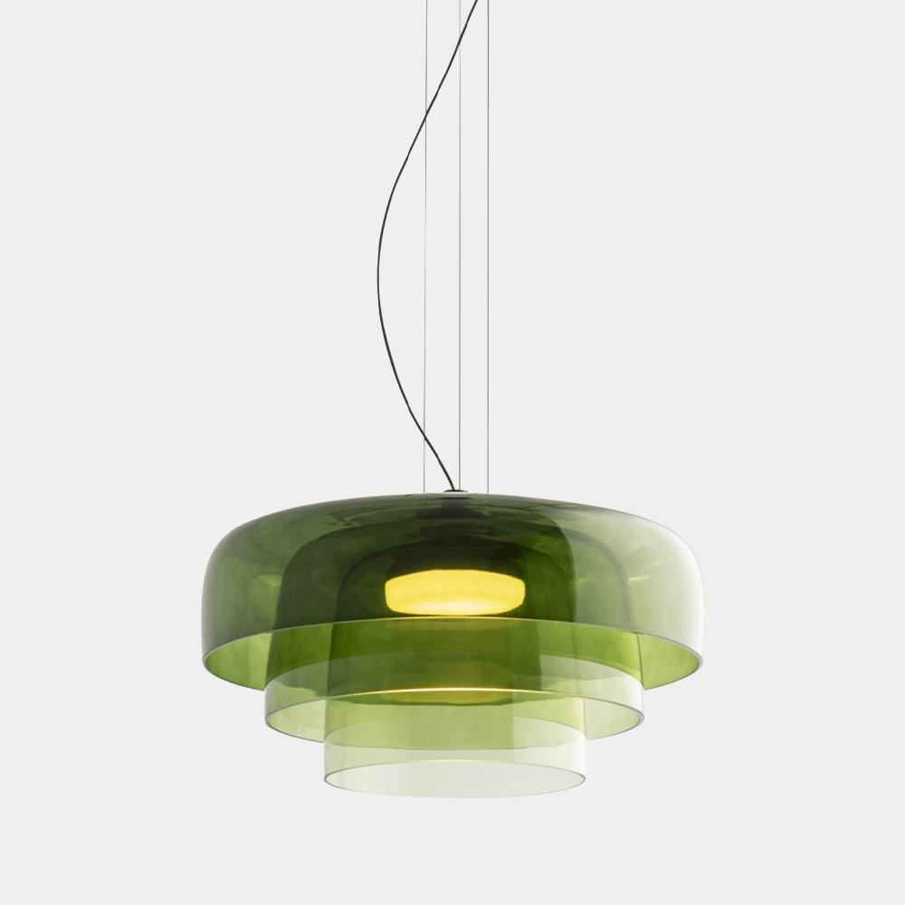 Norwegian Glass Pendant Lamp - Unique Design
