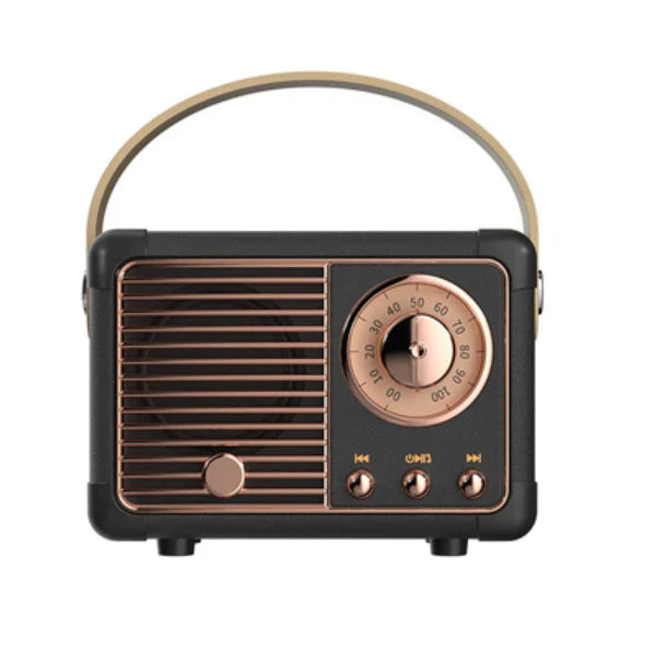 Sonique Classic Bluetooth Speaker | Premium 2.0 channel wireless speaker with rich audio and retro design
