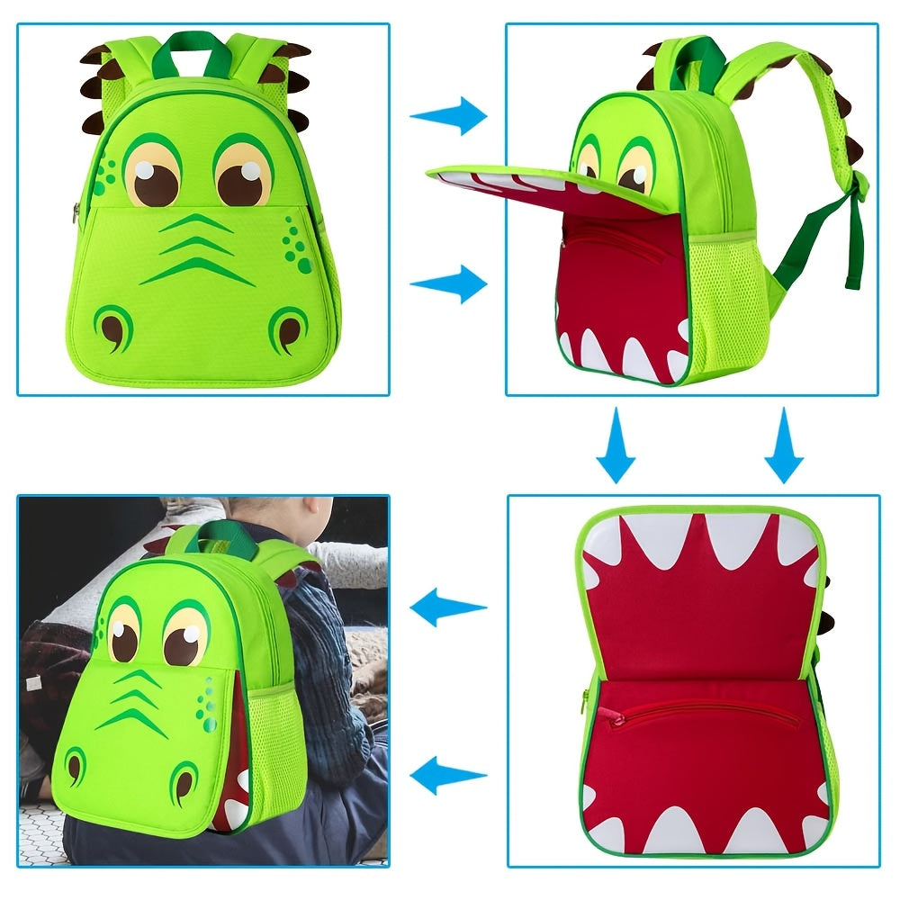 Cute Dinosaur Backpack for Children – Spacious and Comfortable School Bag
