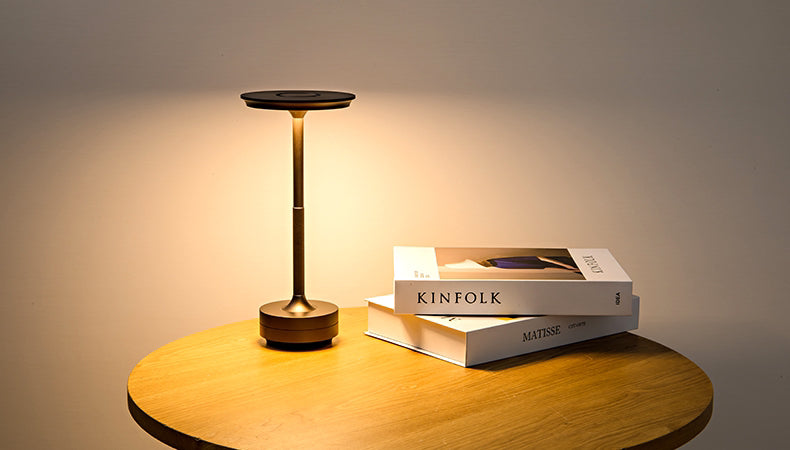ClarityGlow Luxury Edition | Wireless LED Table Lamp