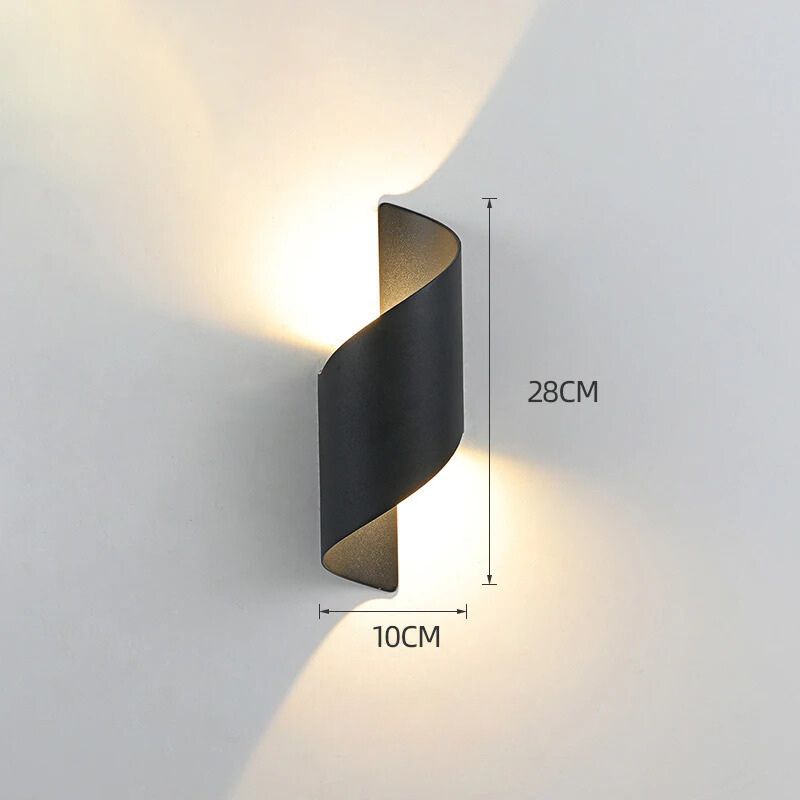 LumiElegance Ribbon Bedside Lamp | Modern LED night light for bedroom, living room, and office