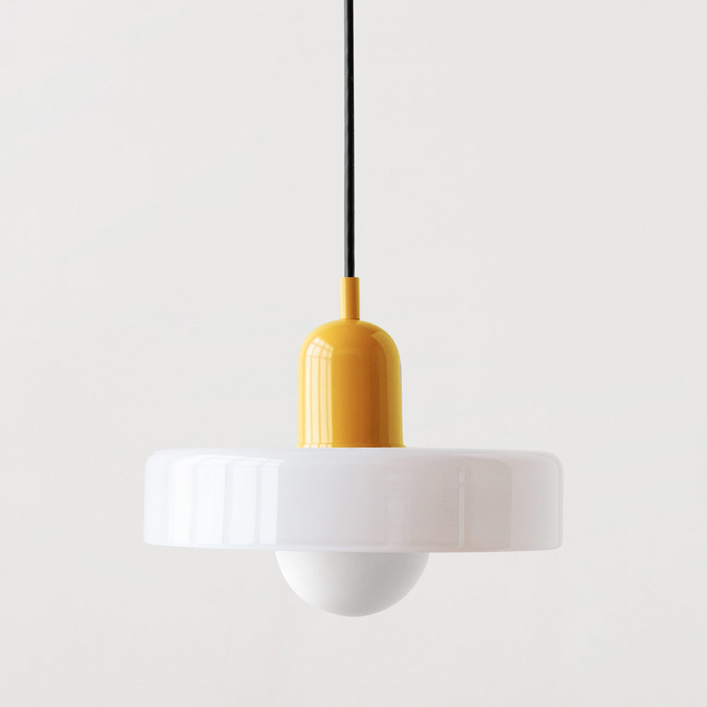 ColorLoop Pendant – Artistic Bauhaus Pendant Light with Warm Light