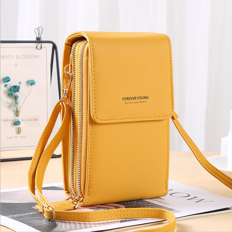 Touchscreen Phone Bag with Wallet Function – Compact Crossbody for Daily Use