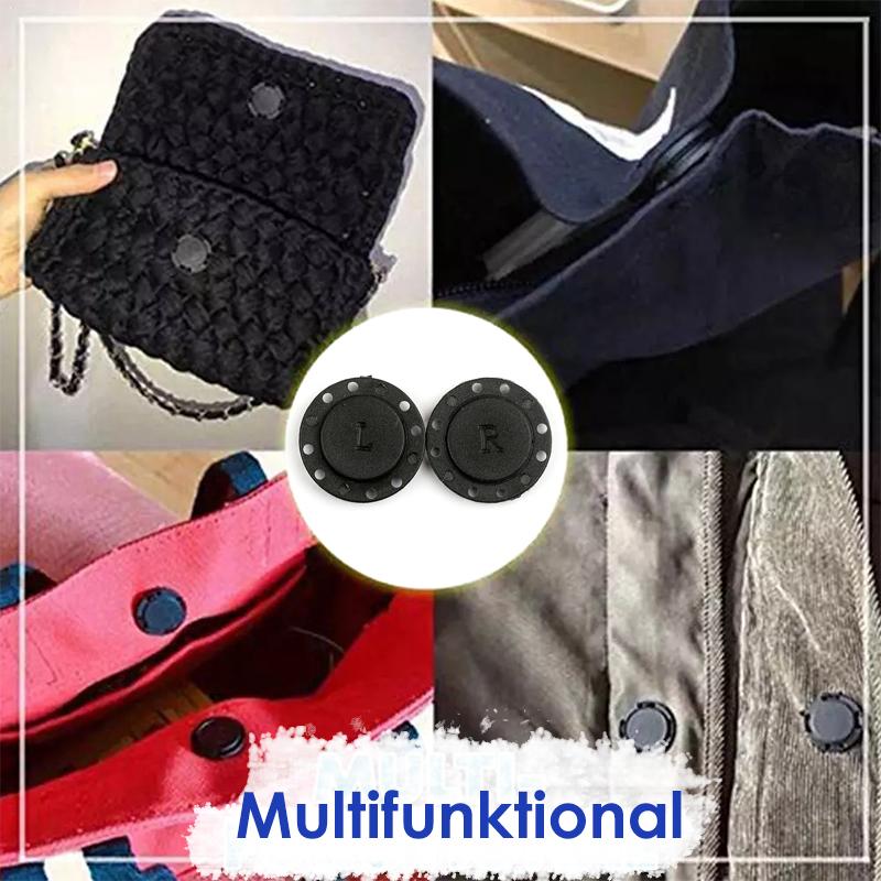 High-quality invisible plastic magnetic buttons, 5 pieces