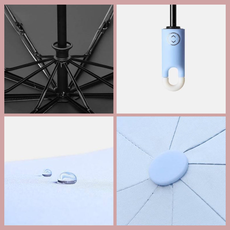 Compact Windproof Umbrella - Handy Foldable Protection