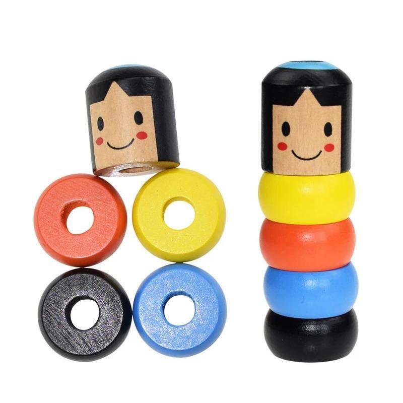 Flexible Wooden Acrobat – Promotes Dexterity & Creative Thinking (Buy 1 Get 1 Free)