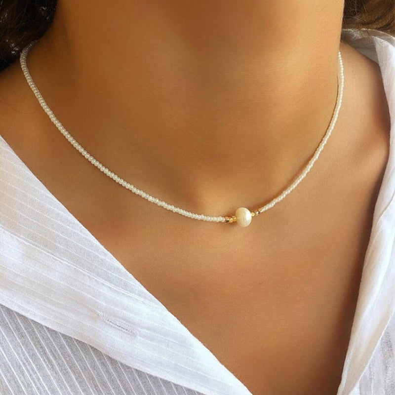 💫 Necklace made of freshwater pearls 💫