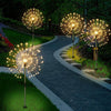 Waterproof Solar Garden Lamp with Firework Effect – SparkGlow