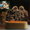 LuxeGlow Personalized LED Lamp | Romantic custom light for couples and special occasions