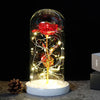 GlowPetal Romantic LED Rose Lamp | Glass Dome Decoration with Soft Light for Special Moments