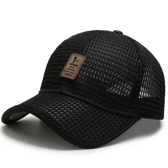 Lightweight Breathable Mesh Cap – Adjustable Sports Cap with Sweat-Wicking Design