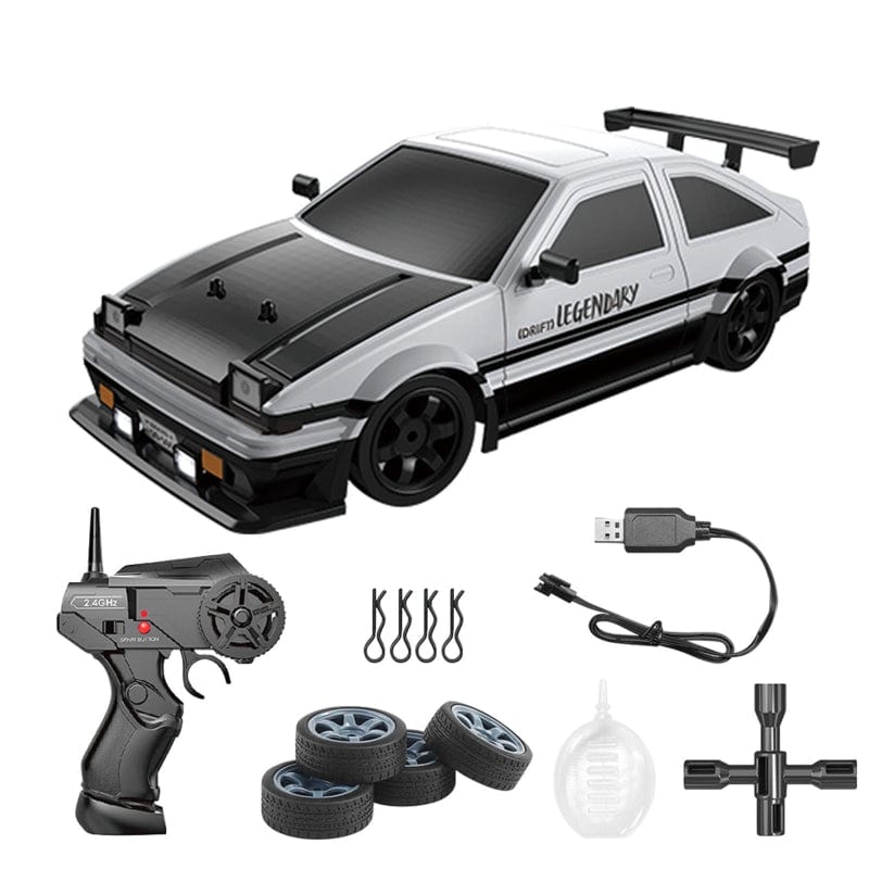 Remote-Controlled RC Drift Car with All-Wheel Drive – High-Speed Action