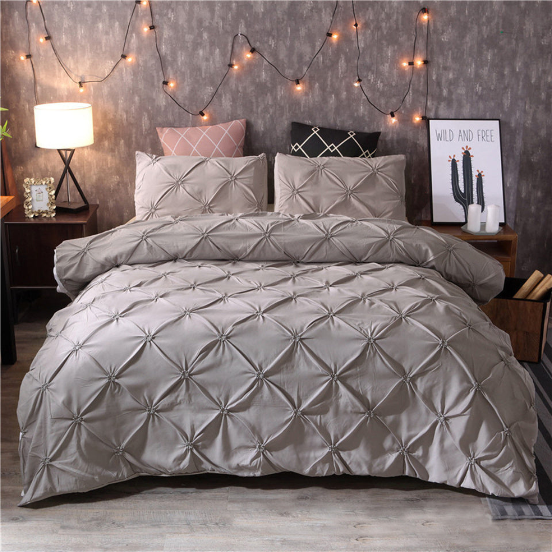 Orvix | Soft Cotton Duvet Cover Set | 100% High-Quality Cotton | Breathable & Skin-Friendly | Modern Elegant Design | Anti-Allergenic | Iron-Free | Washable at 30°C | Luxury Bedroom Ambience