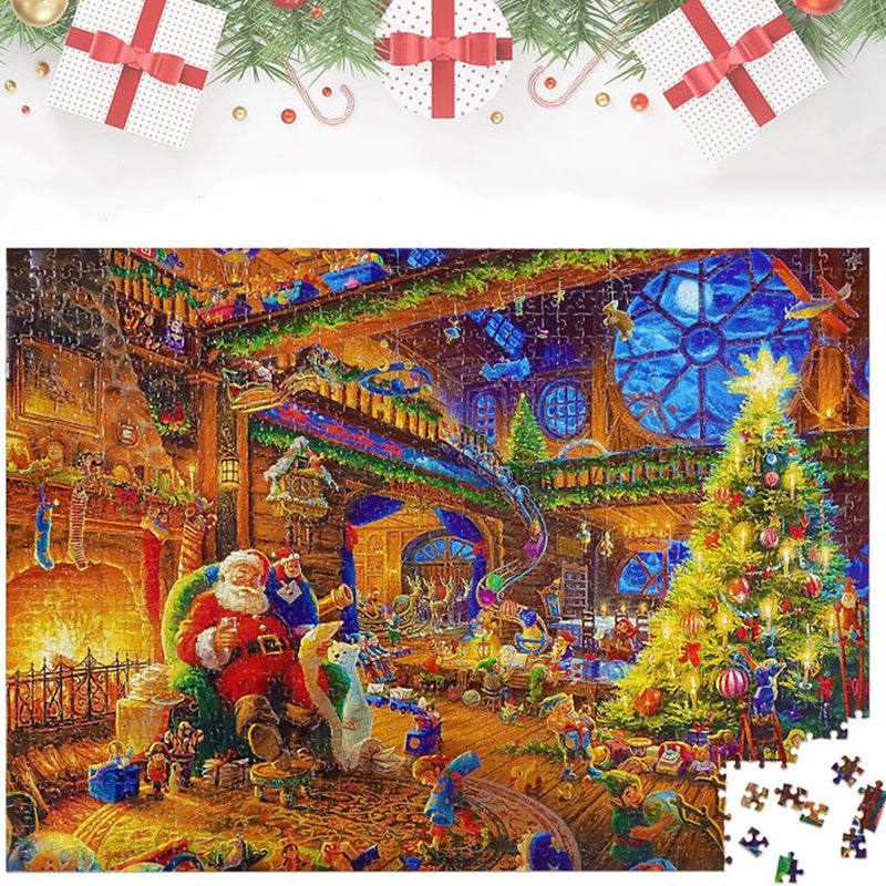 Christmas Puzzle Advent Calendar – 1008 Pieces, Daily Puzzle Fun