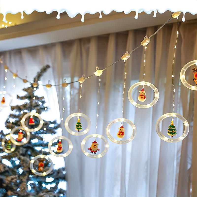 TwinkleJoy Christmas Lights – LED String with Festive Figures