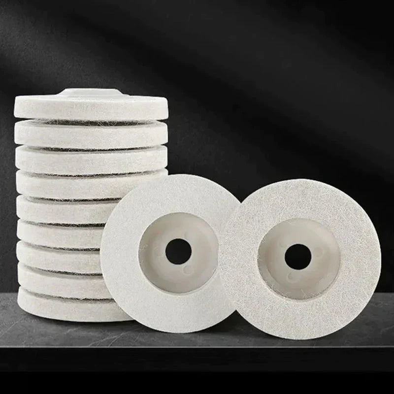 Set of 3 Wool Polishing Discs – Polistra