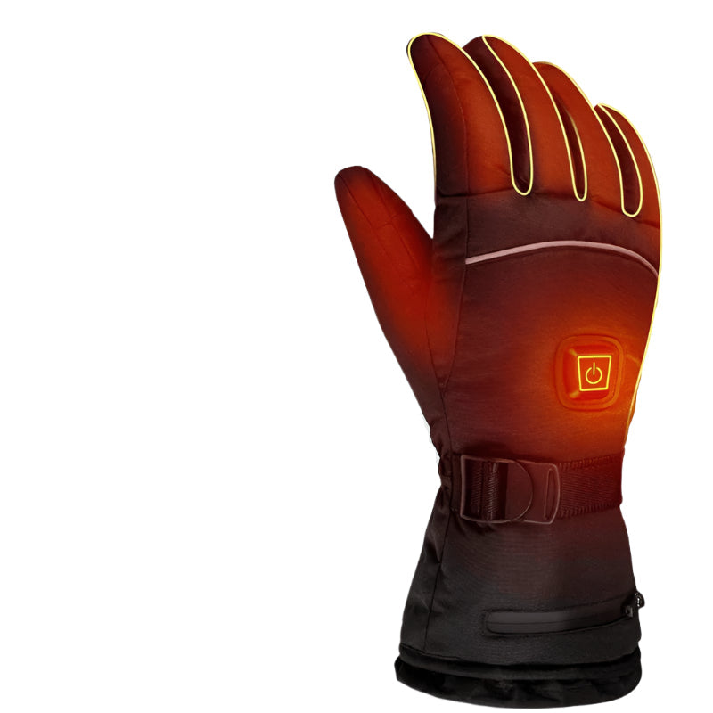 HeatGuard Waterproof Electric Heated Gloves - Always Keep Your Hands Warm - Includes Batteries