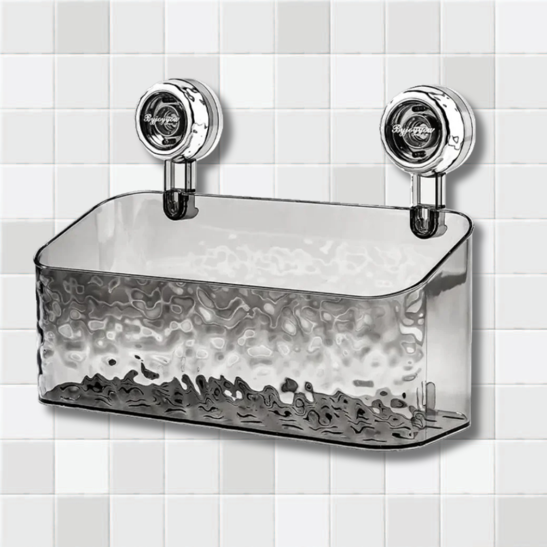 OptiGlide Shower Organizer Shelf | Durable and easy-to-install bathroom rack | Durable and easy-to-install bathroom rack