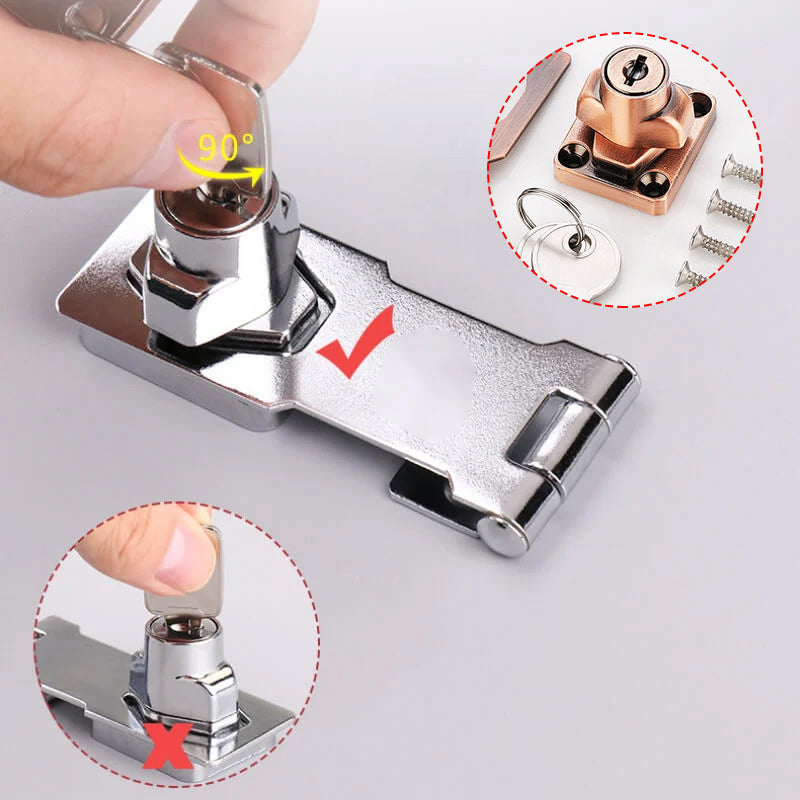 🔑 Door Lock Without Drilling 🔑