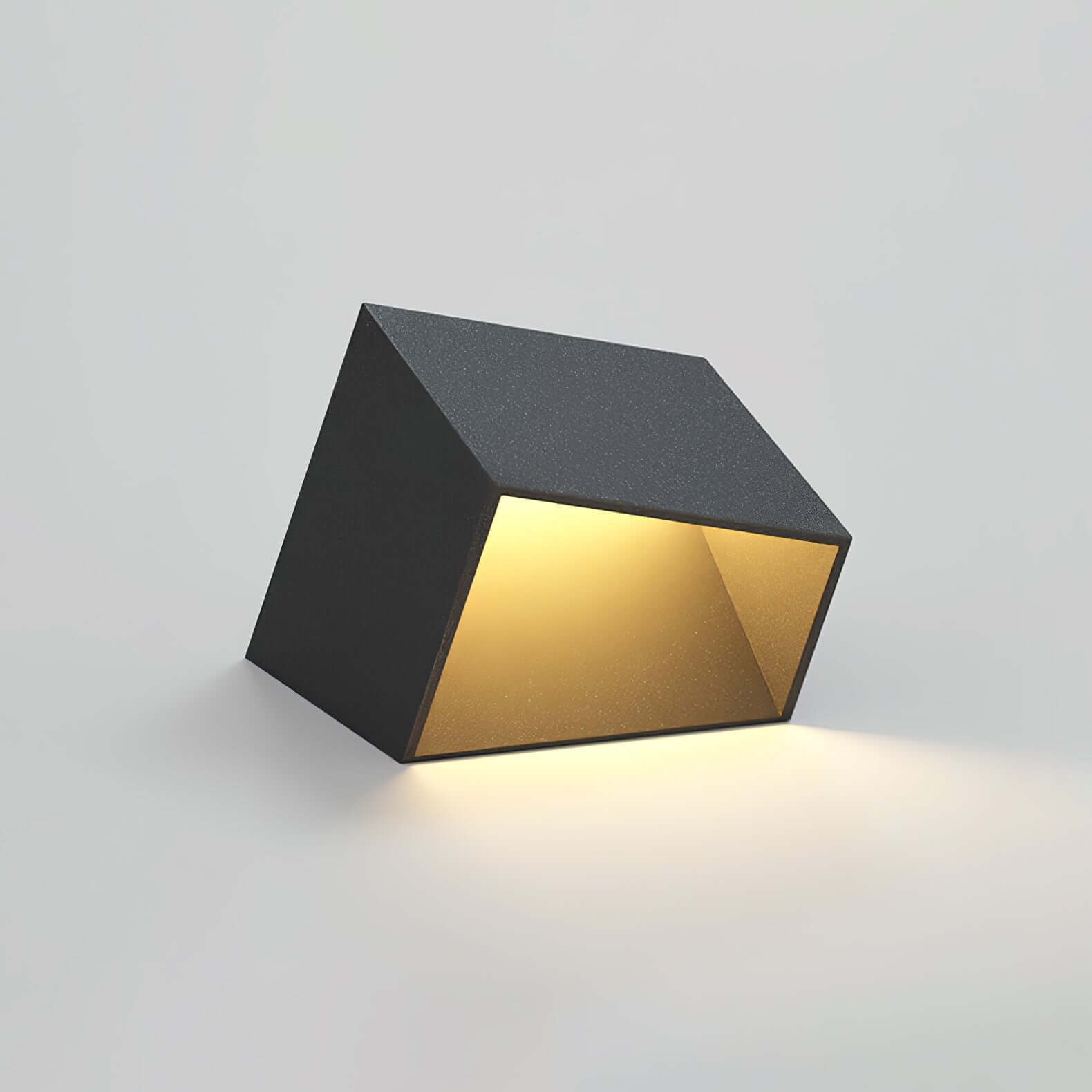 Cube-Shaped Solar Garden Lamp