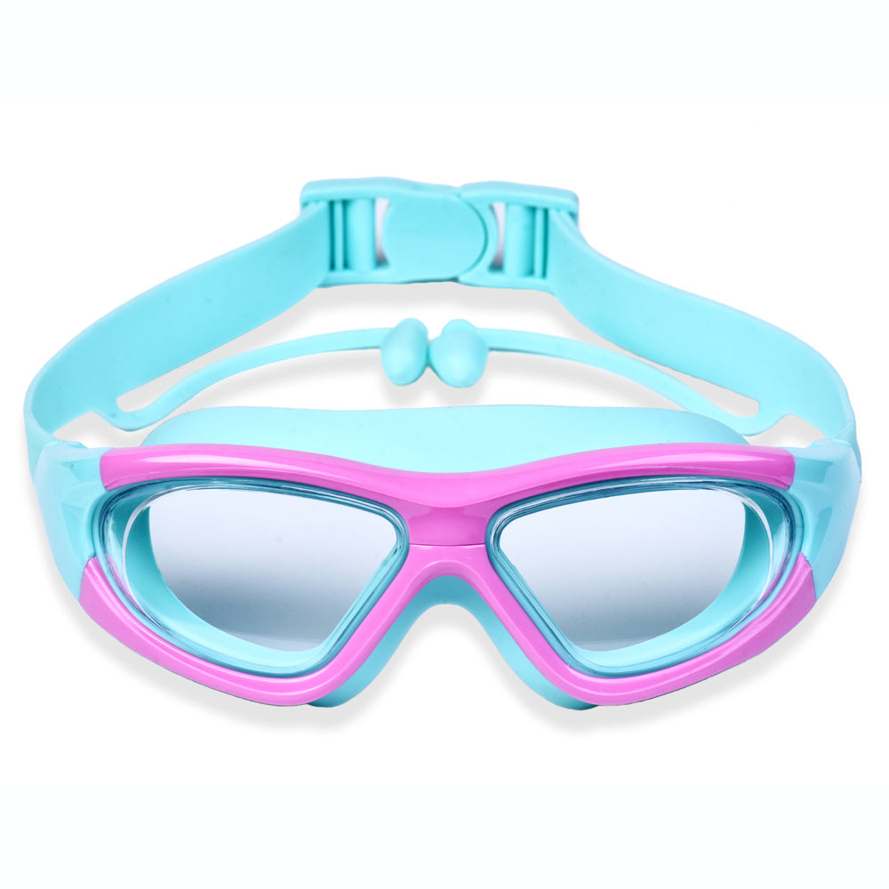 Kids' Swimming Goggles with Large Frame – Comfortable & Anti-Fog for Swimming Fun