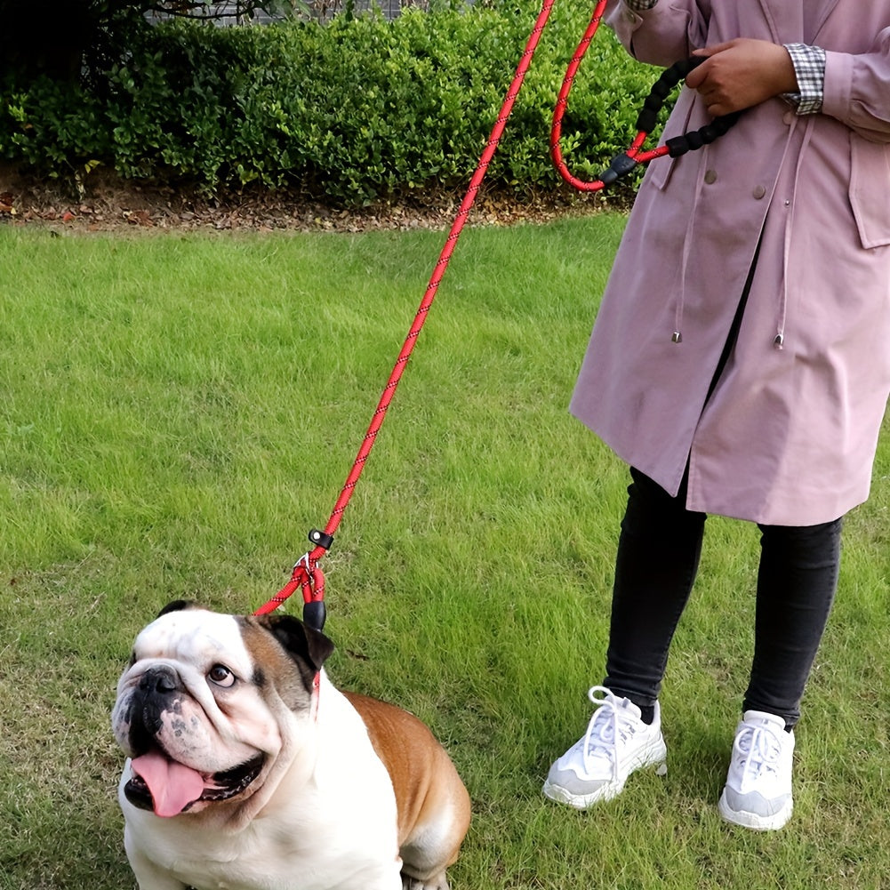 Reflective Dog Lead with Padded Handle – Adjustable and Durable for All Dogs
