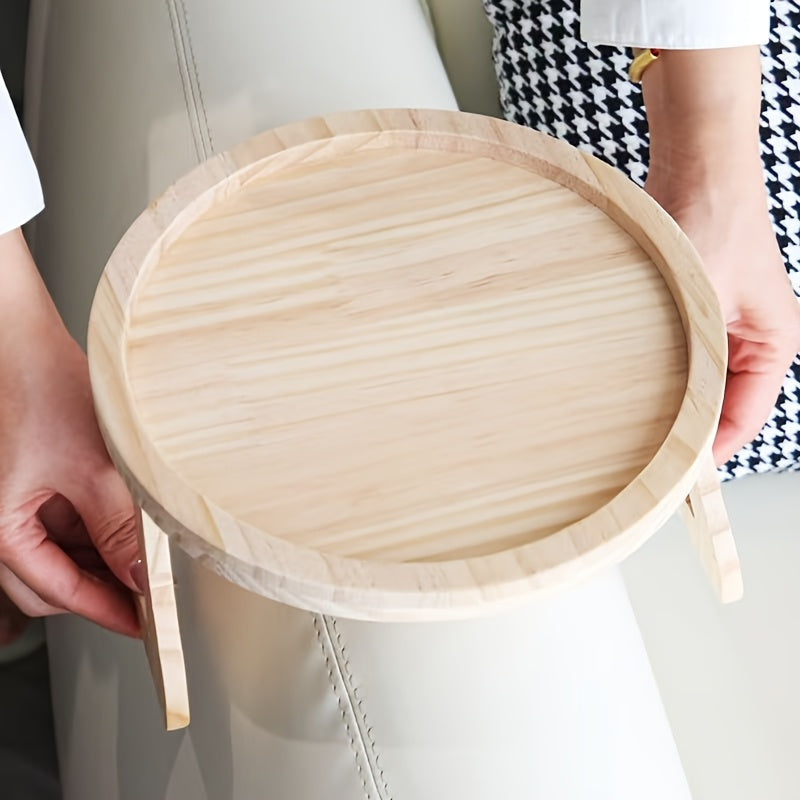 Practical Bamboo Tray – Compact and Handy for Sofa and Bed