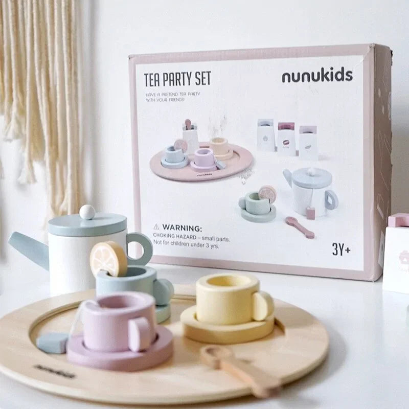 Creative Wooden Toy Set for Children's Role Play & Learning Fun