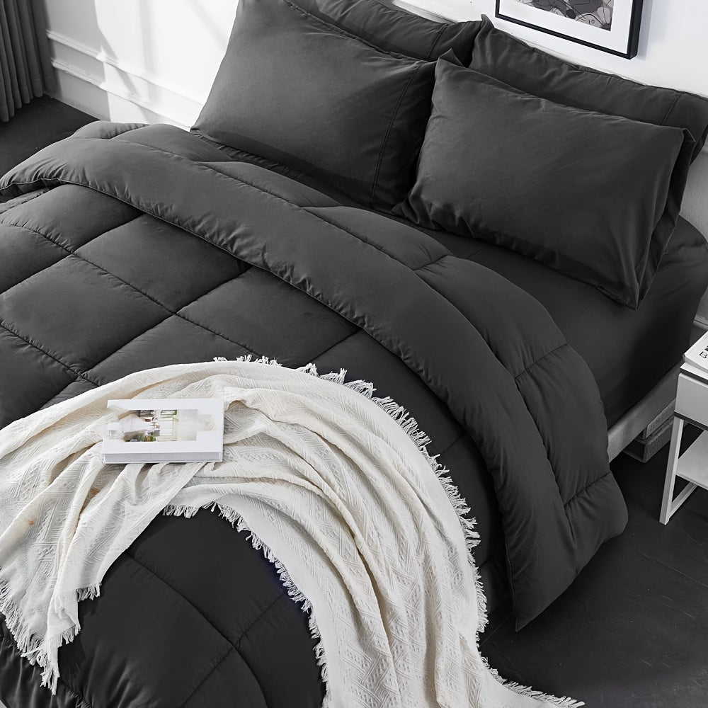 All-Season Comforter Set - Ademend, Soft and Lightweight for a Luxurious Sleep Experience