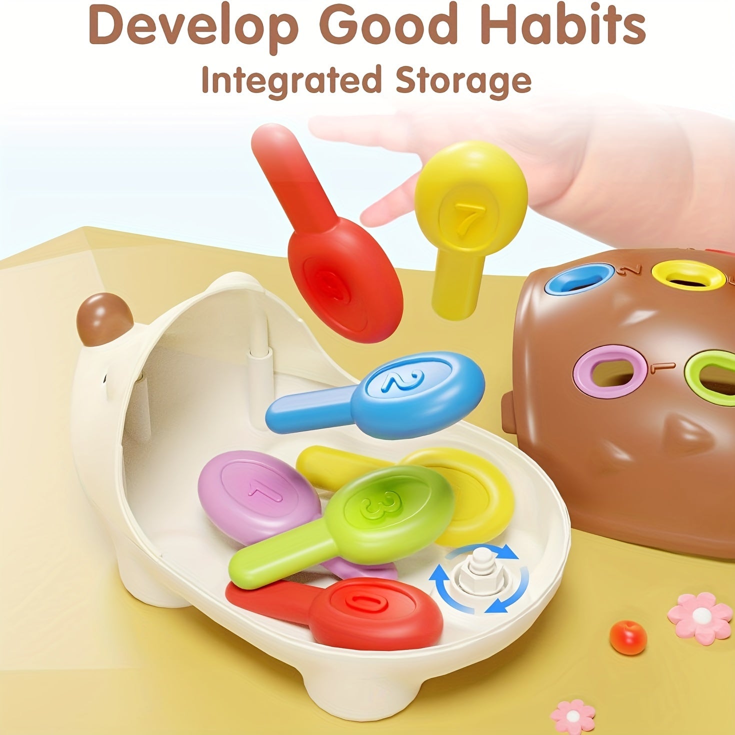 Cute Hedgehog Educational Toy - Learn and Play