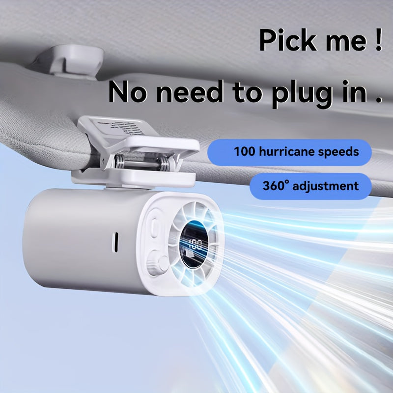 BreezeClip Mini Fan – Powerful Cooling, Anywhere and Anytime
