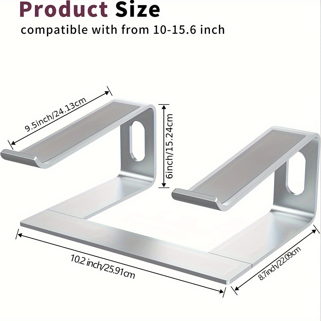 Aluminium Laptop Stand – Ergonomic and Ventilated