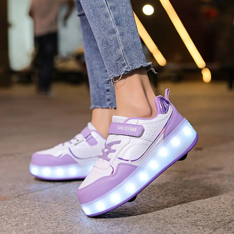 Glide in Style with Velo – Sneakers with Wheels and Light-Up Soles