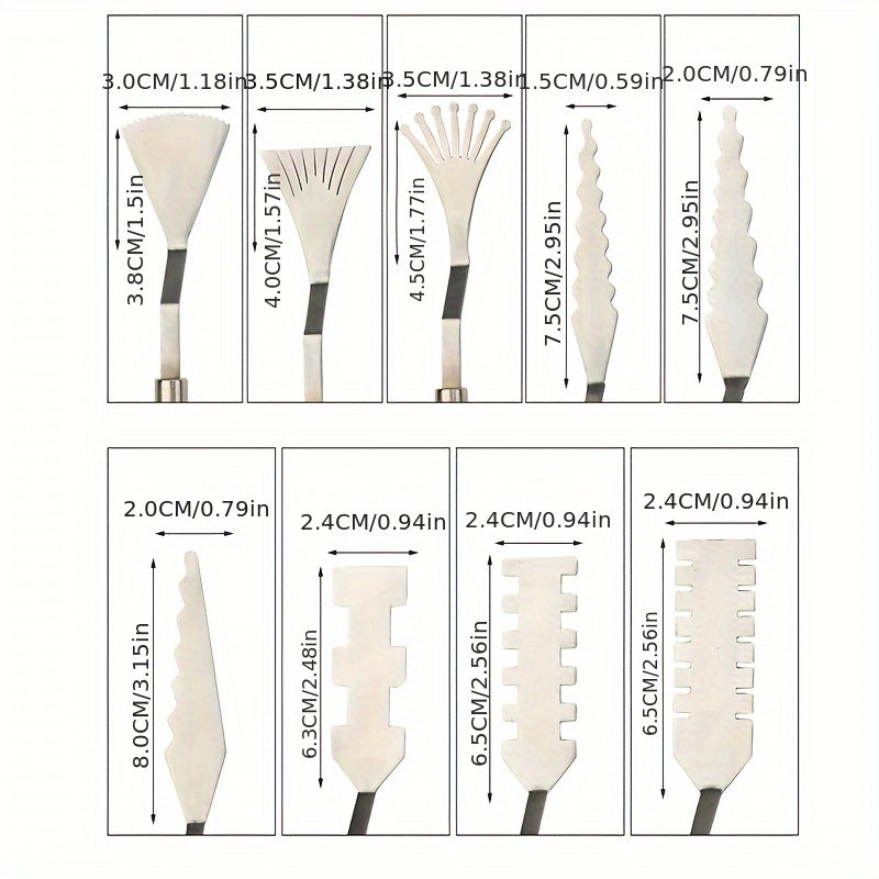 MasterBlend Palette Knife Set – Precision and Creativity for Oil Painting