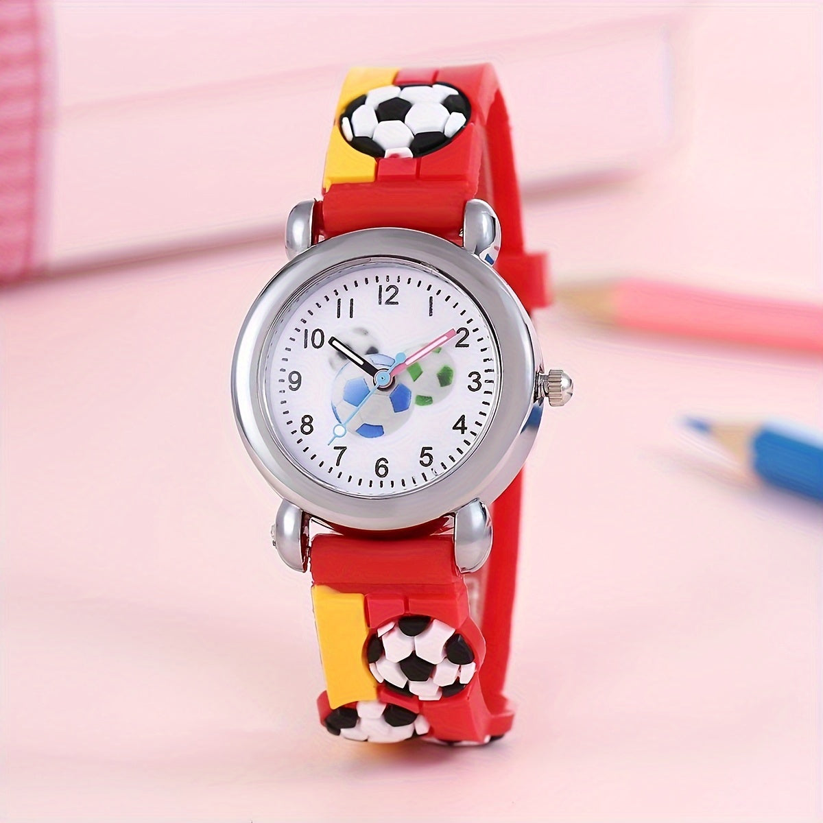 Football Cartoon Watch for Kids - Learn the Time with Fun