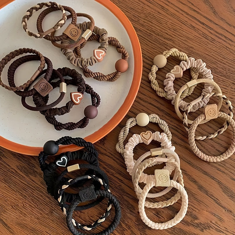 Charming Hair Elastic Set – For Stylish and Easy Hair Care