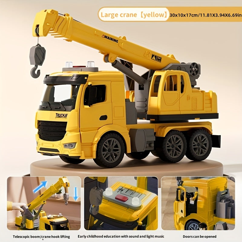 Powerful Crane Truck - Playful Fun with Sound and Light