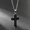 Necklace with Cross made of Natural Gemstones – Seraphina