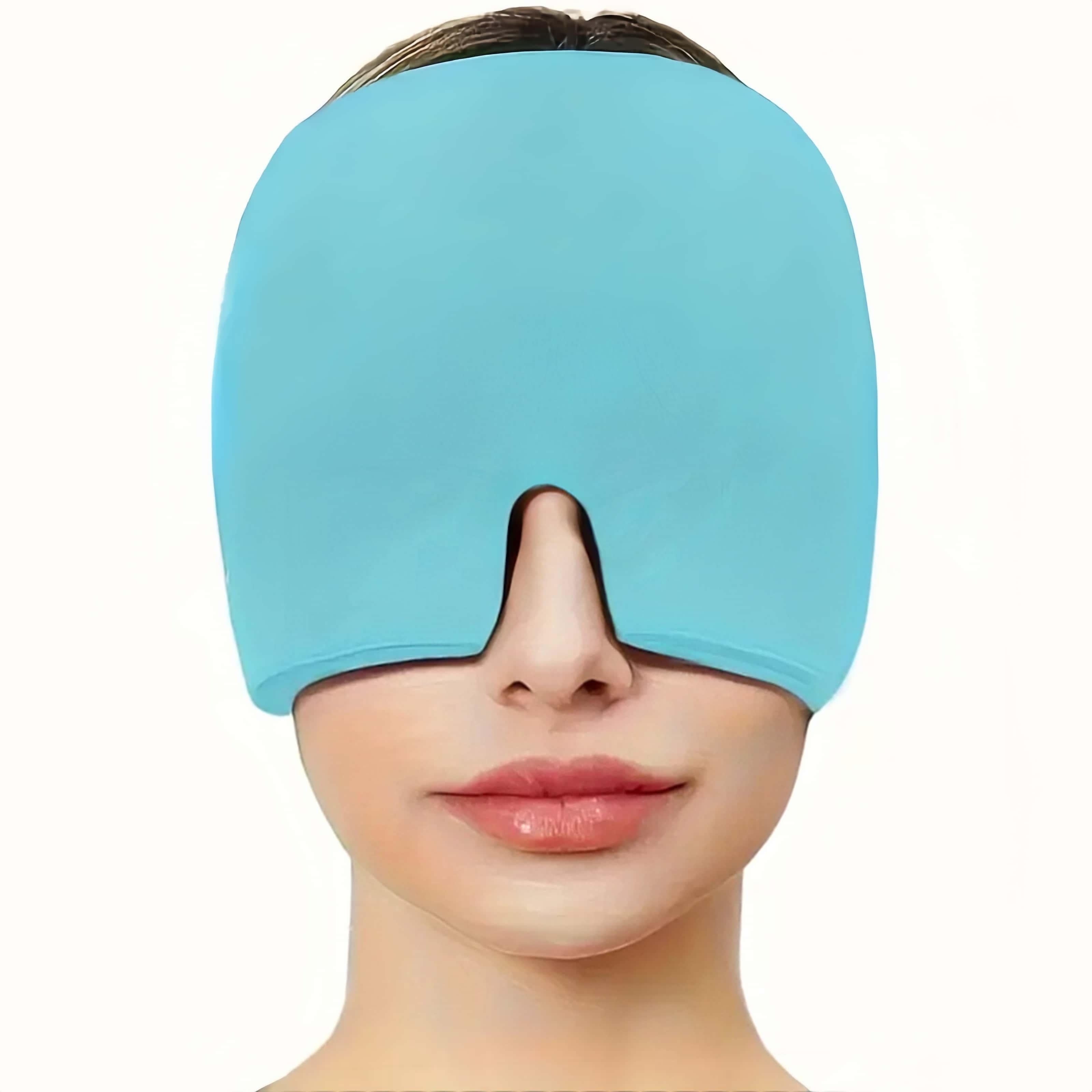 Migraine Hat with Cooling Gel – Cooling Headband for Relief from Migraine, Fever, and Fatigue