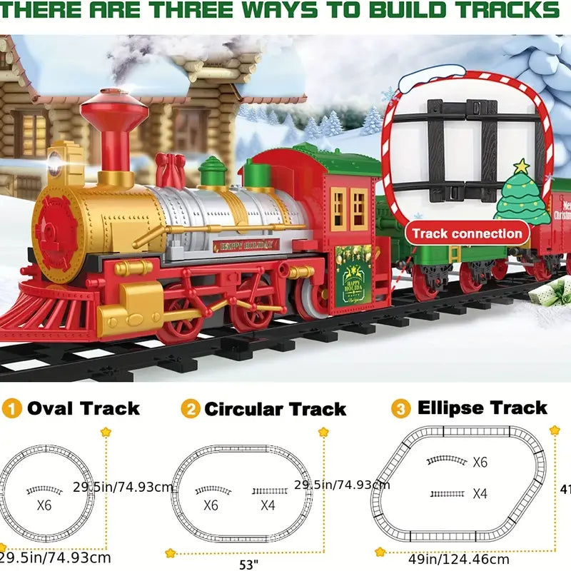 Merry Express Festive Train Set - Magical Toy for Adventurers