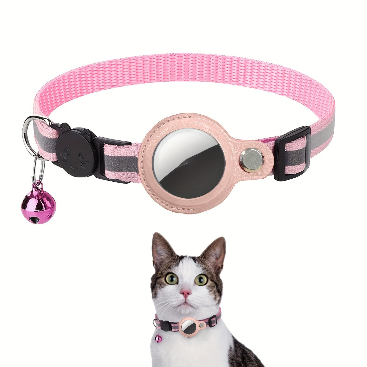 Reflective Cat Collar – Safety Buckle and Bell for Extra Visibility