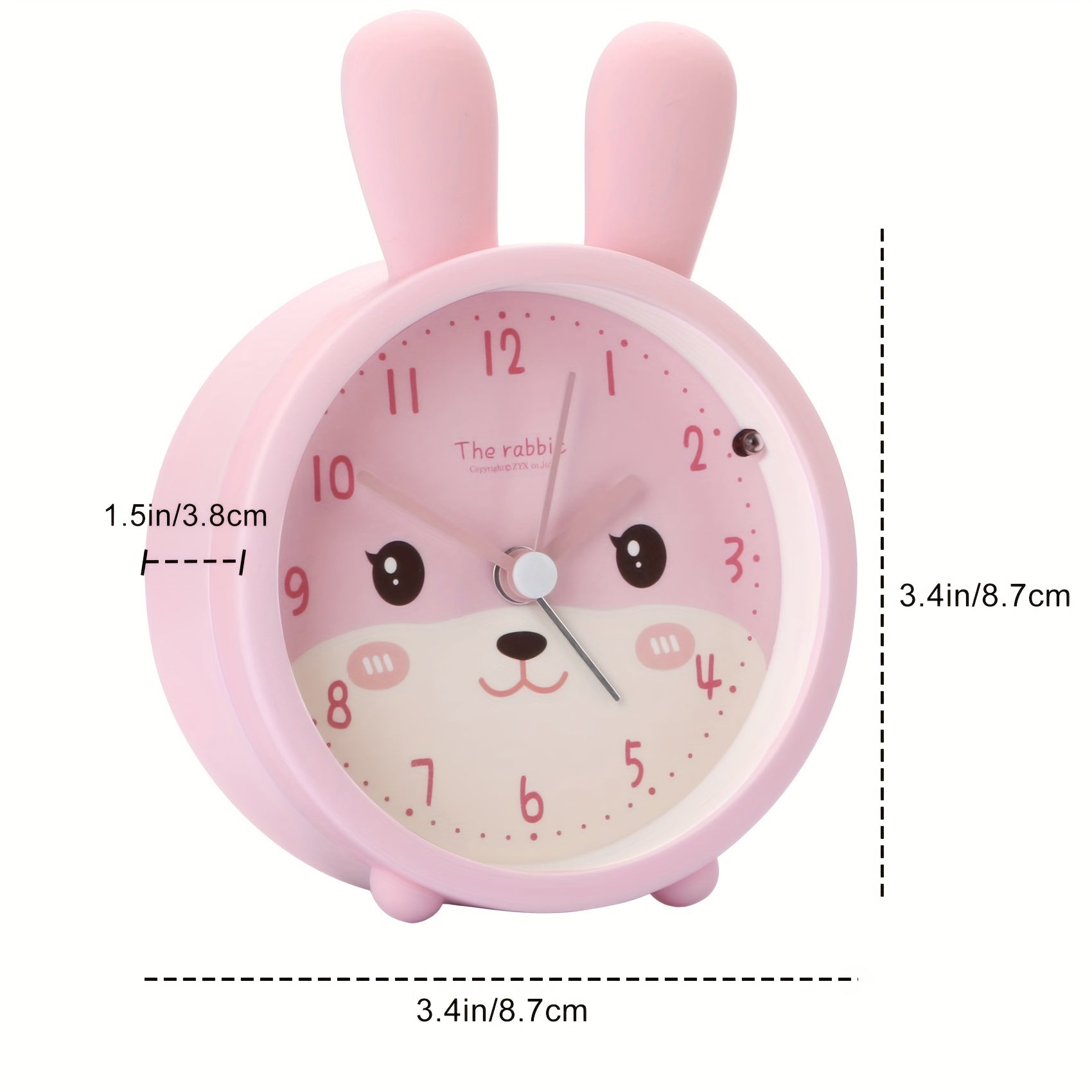 BunnyTime Silent Alarm Clock - For a Calm and Cute Morning