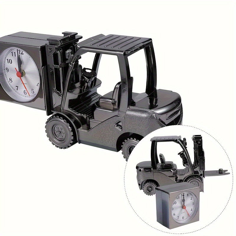 Retro Forklift Alarm Clock – Unique and Creative Design for Students and Room Decor